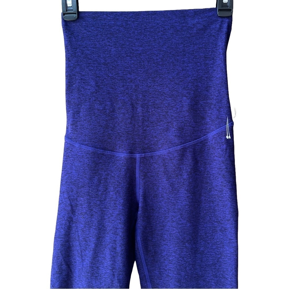 Zella Restore Soft Maternity Leggings Size XS Blue Melange - Picture 4 of 6